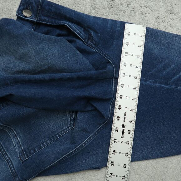 Lane Bryant Jeans Women's Size 18 Blue Mid-Rise Skinny 27" Inseam Distressed - Picture 7 of 16